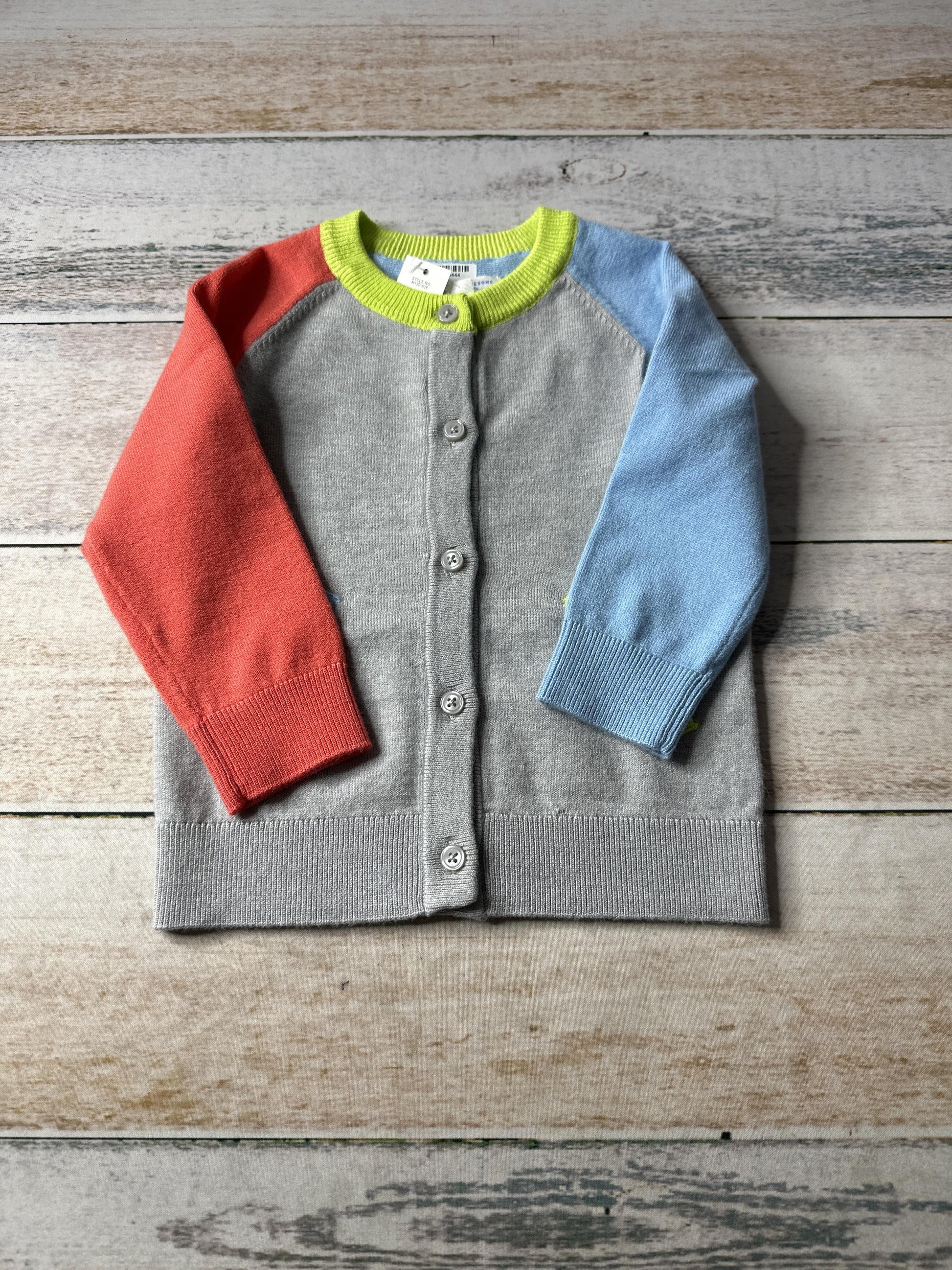 Rockets of Awesome Unisex Grey | Blue | green | Coral Sweater Size: 12-18 months Grey | Blue | green | Coral
