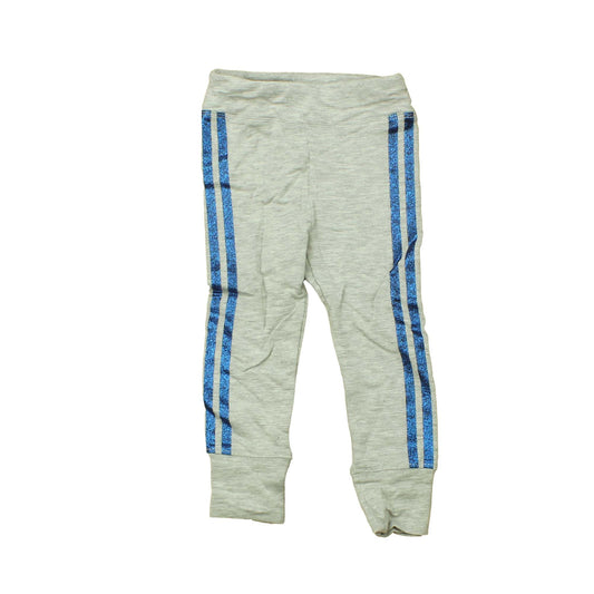 Rockets Of Awesome Girls Grey | Blue | Metallic Leggings Size: 2T Grey | Blue | Metallic