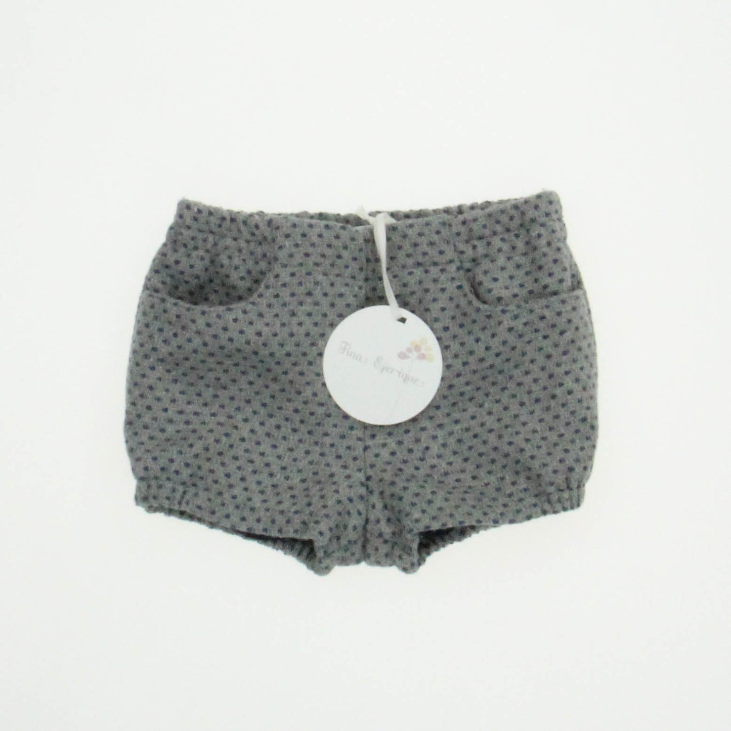 Fina Ejerique Boys Grey | Blue Shorts Size: 12 Months Grey | Blue