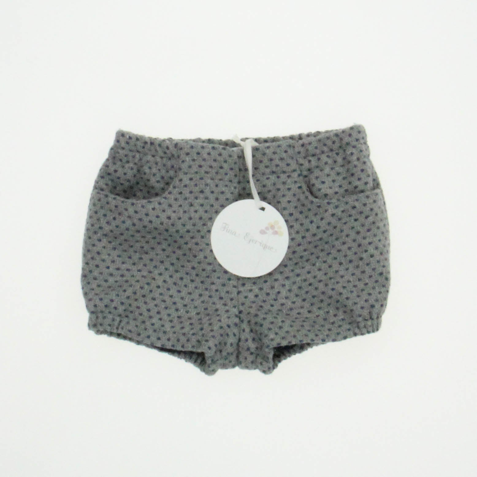Fina Ejerique Boys Grey | Blue Shorts Size: 12 Months Grey | Blue