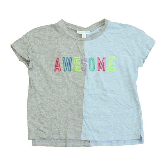 Rockets Of Awesome Girls Grey | Blue T-Shirt Size: 8 Years Grey | Blue