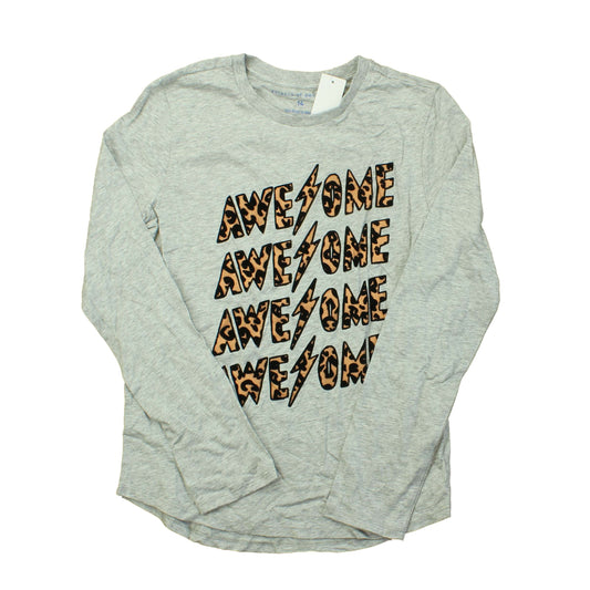 Rockets Of Awesome Girls Grey | Brown | Black Long Sleeve T-Shirt Size: 14 Years