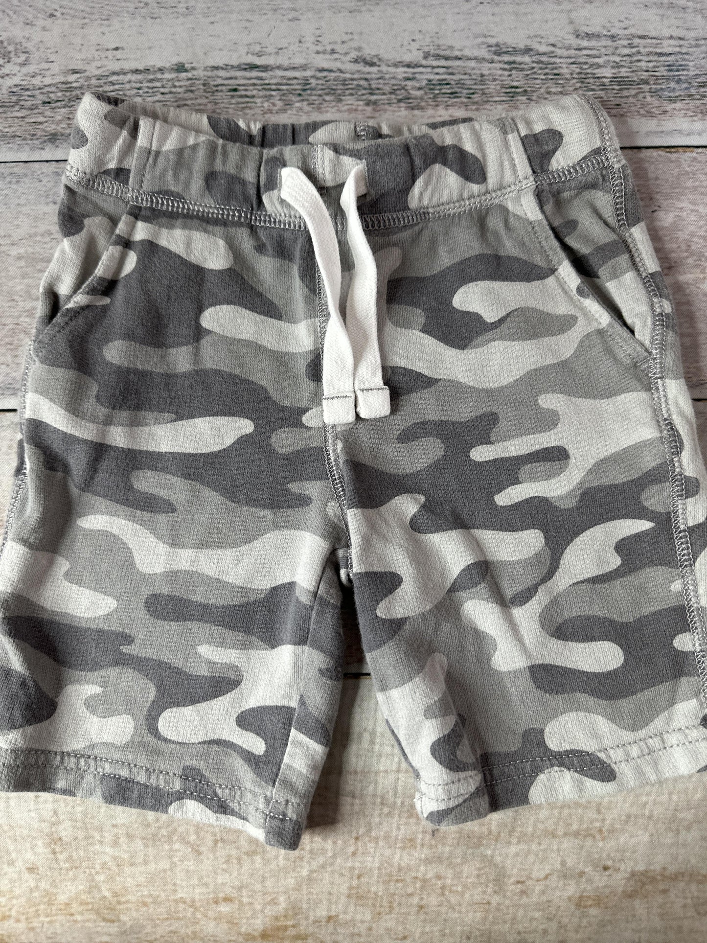 Carters Boys Grey | Camo Shorts Size: 4-5 Years Grey | Camo