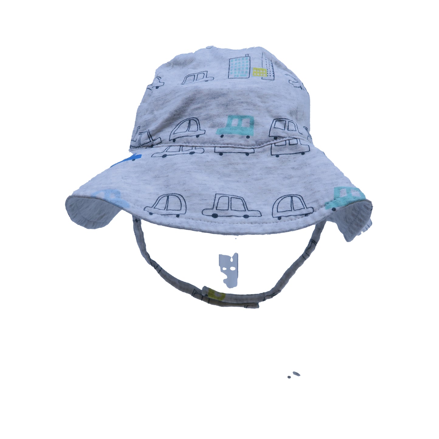 Angel Dear Boys Grey | Cars Sun Hat Size: 0-12 Months Grey | Cars