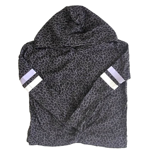 Rockets Of Awesome Girls Grey | Cheetah Hoodie Size: 6 Years Grey | Cheetah