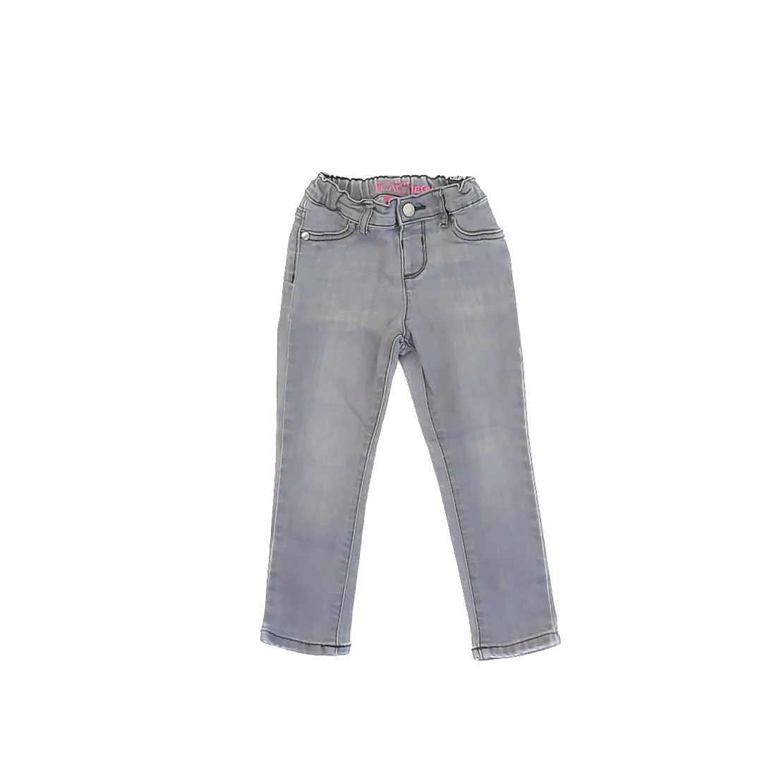 Children's Place Girls Grey Denim Jeggings Size: 4T Grey Denim