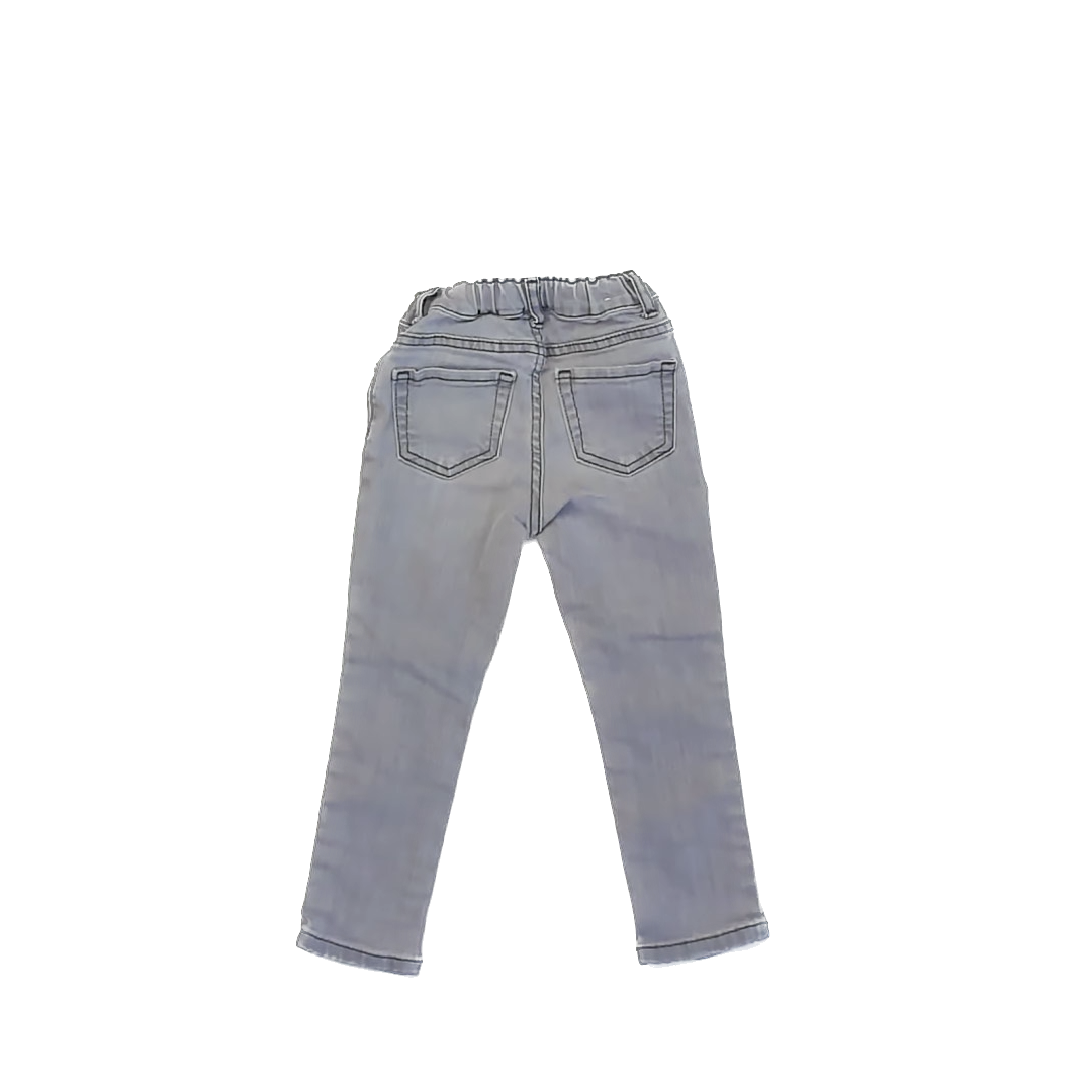 Children's Place Girls Grey Denim Jeggings Size: 4T Grey Denim