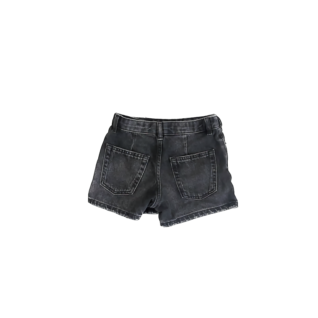 Zara Girls Grey Denim Skirt Size: 8-9 Years Grey Denim