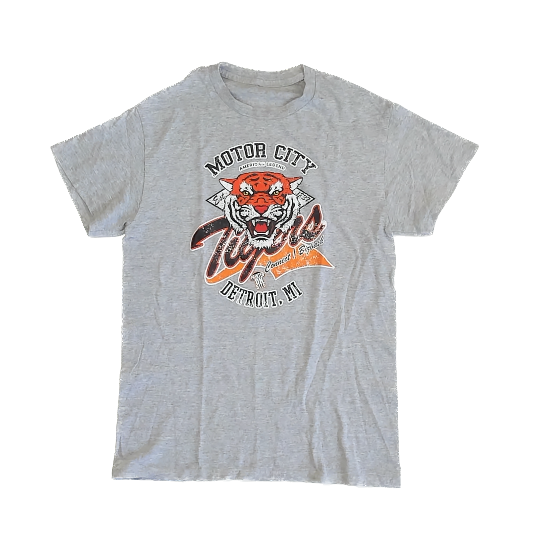 Unknown Boys Grey | Detroit Tigers T-Shirt Size: *12-14 Years Grey | Detroit Tigers