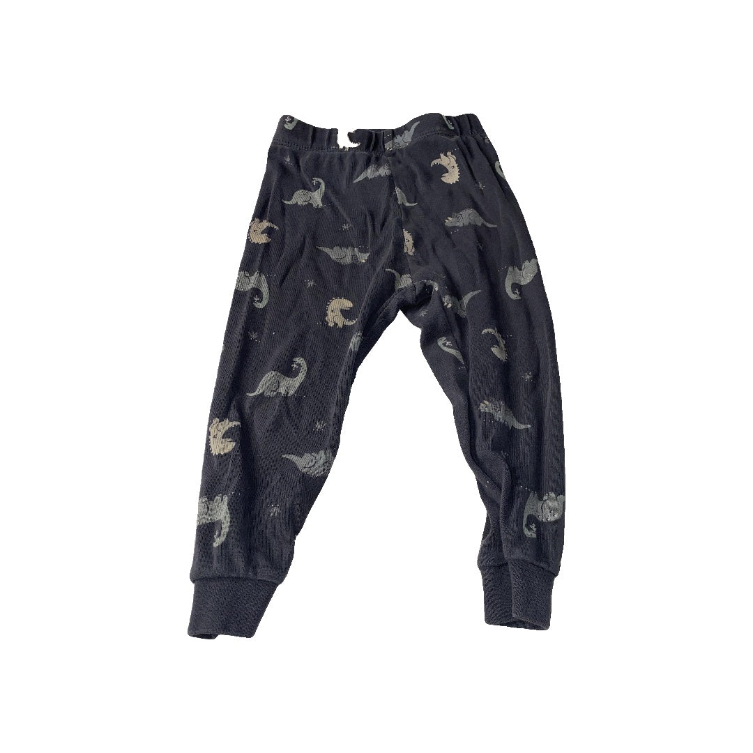 Petit Lemi Boys Grey | Dinosaur Pajamas Size: 18 months Grey | Dinosaur
