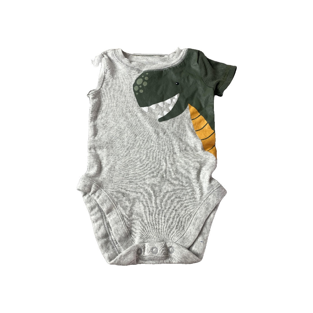 Bundles Boys Grey | Dinosaur Onesie Size: 9-12 Months Grey | Dinosaur