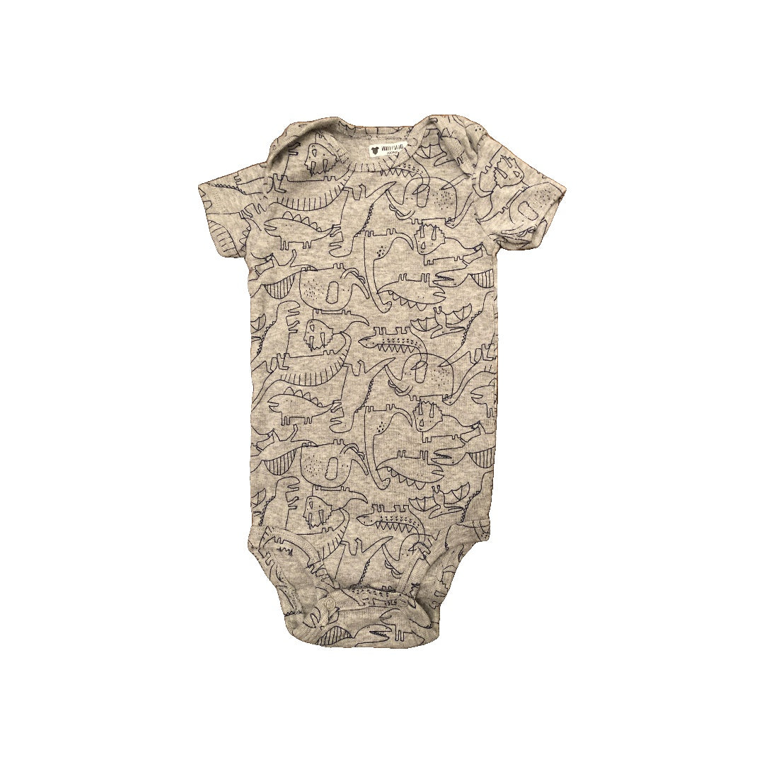 Carters Boys Grey | Dinosaur Onesie Size: 12 months Grey | Dinosaur