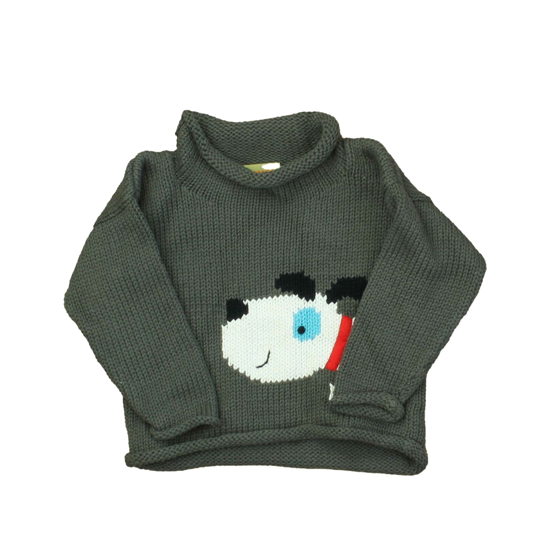 Clauce Boys Grey | Dog Sweater Size: 12 Months Grey | Dog