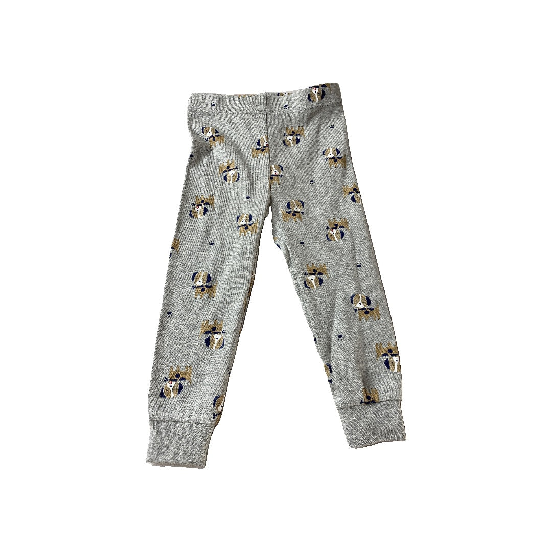 Petit Lemi Boys Grey | Dogs Pajamas Size: 18 months Grey | Dogs