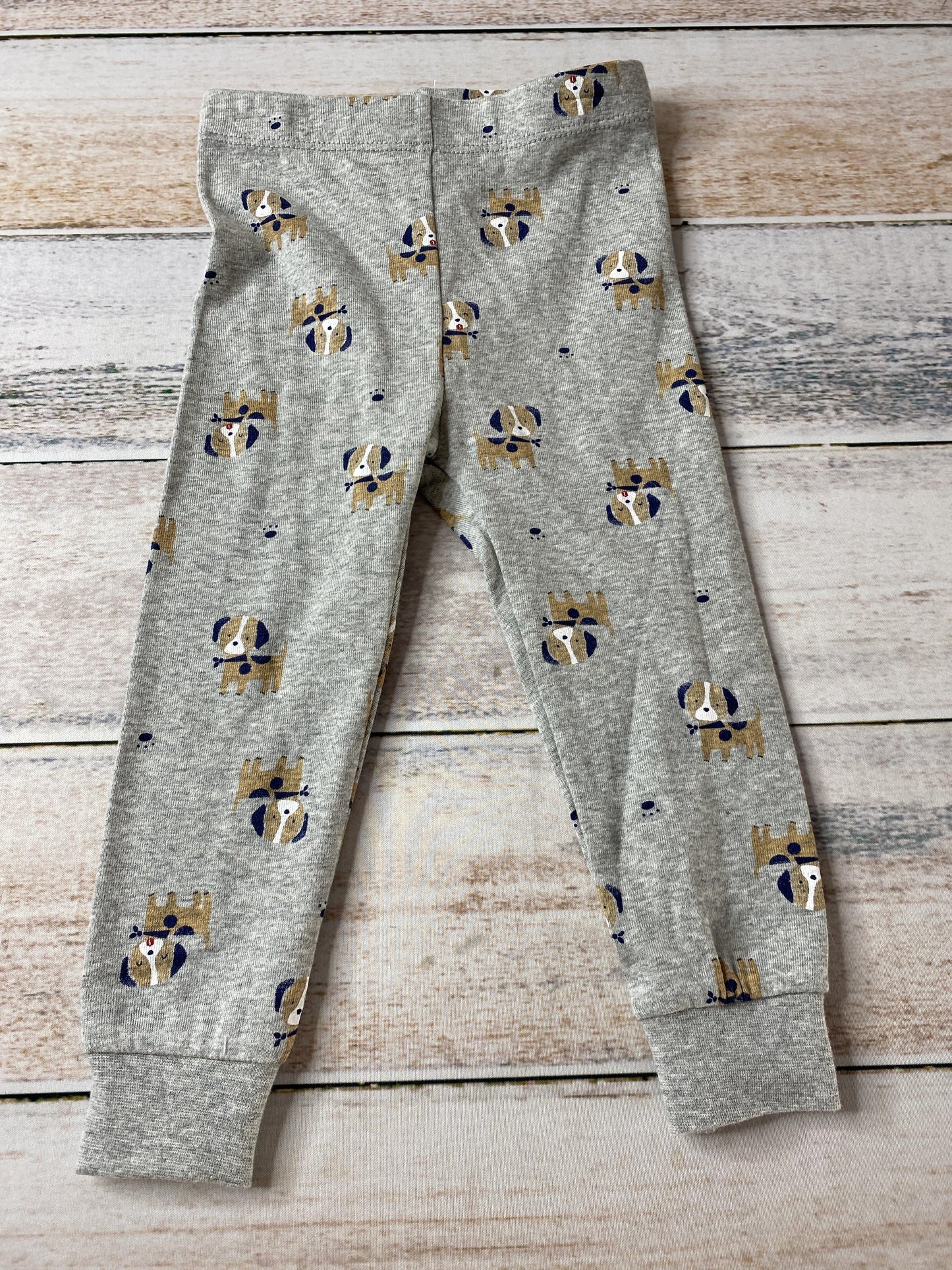 Petit Lemi Boys Grey | Dogs Pajamas Size: 18 months Grey | Dogs