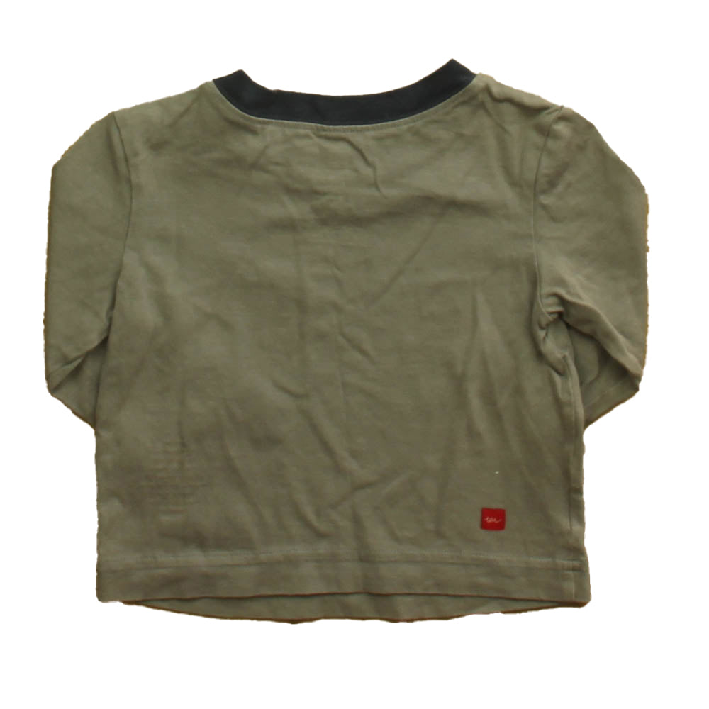 Tea Boys Grey Dragon Long Sleeve T-Shirt Size: 6-12 Months
