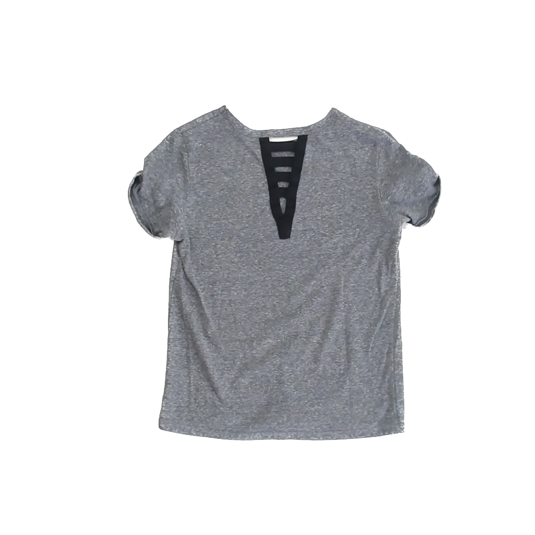 Butter Girls Grey Flamingo T-Shirt Size: 10-12 Years Grey Flamingo