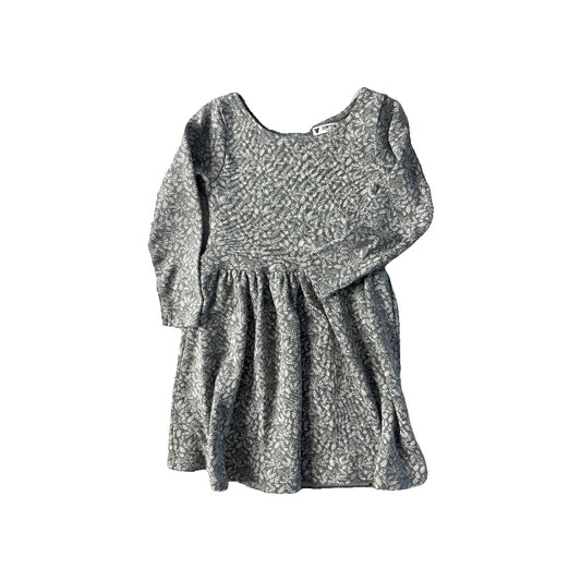 Girls Grey | Floral Dress Size: 3T Grey | Floral