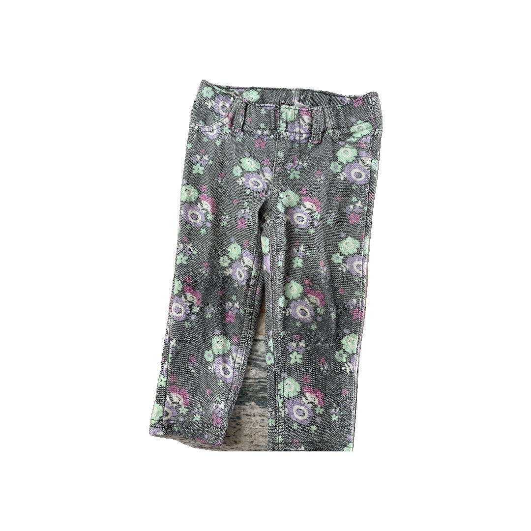 Circo Girls Grey | Flowers Pants Size: 18 months Grey | Flowers