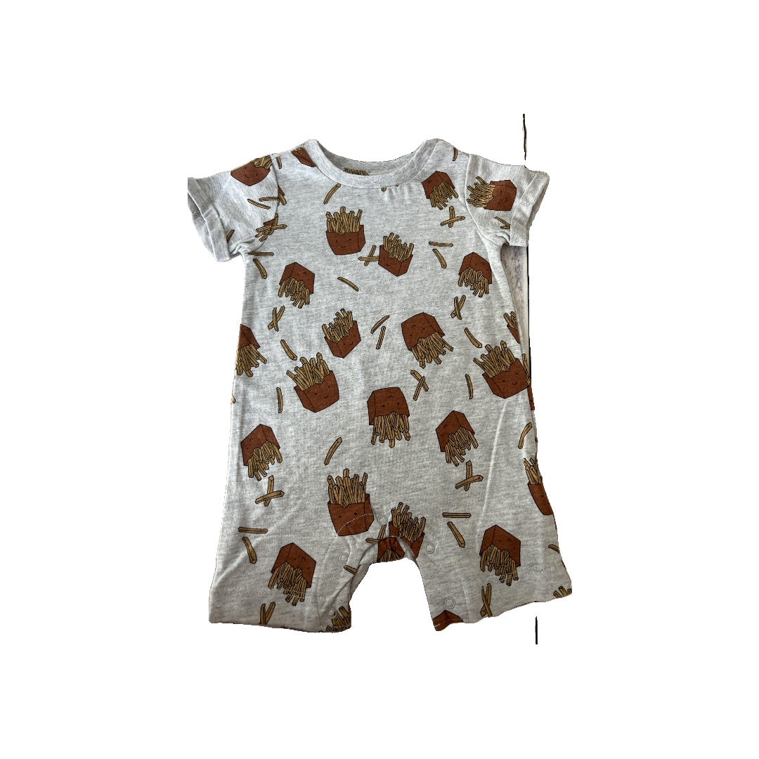 PL Baby Boys Grey | Food Romper Size: 12 months Grey | Food