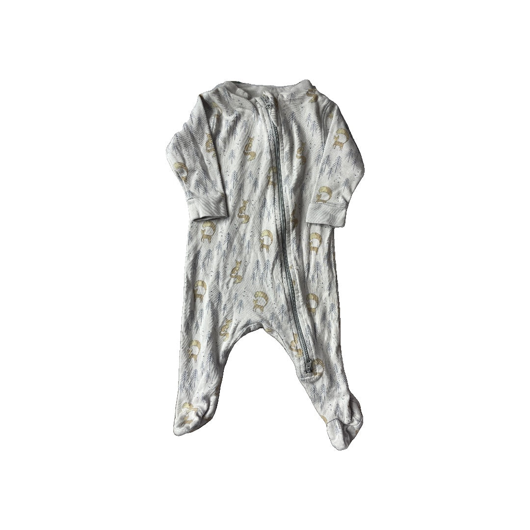 Feather 4 Arrow Unisex Grey | Fox Long Sleeve Outfit Size: 0-3 months Grey | Fox