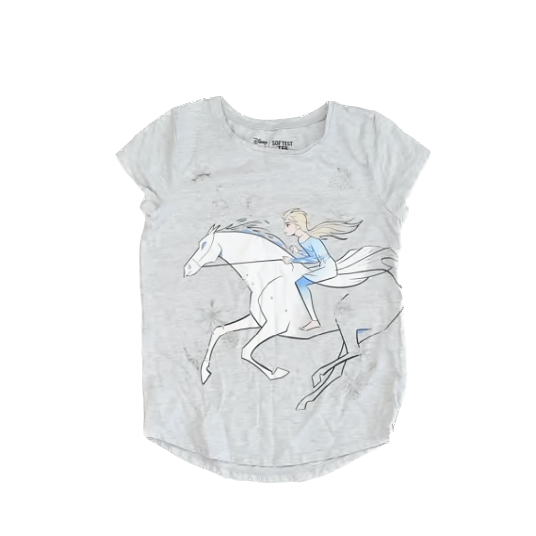 Disney Girls Grey | Frozen T-Shirt Size: 7 Grey | Frozen