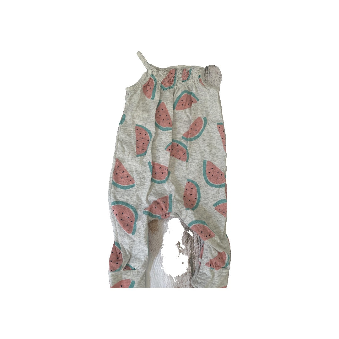 Carters Girls Grey | Fruit Romper Size: 6 months Grey | Fruit