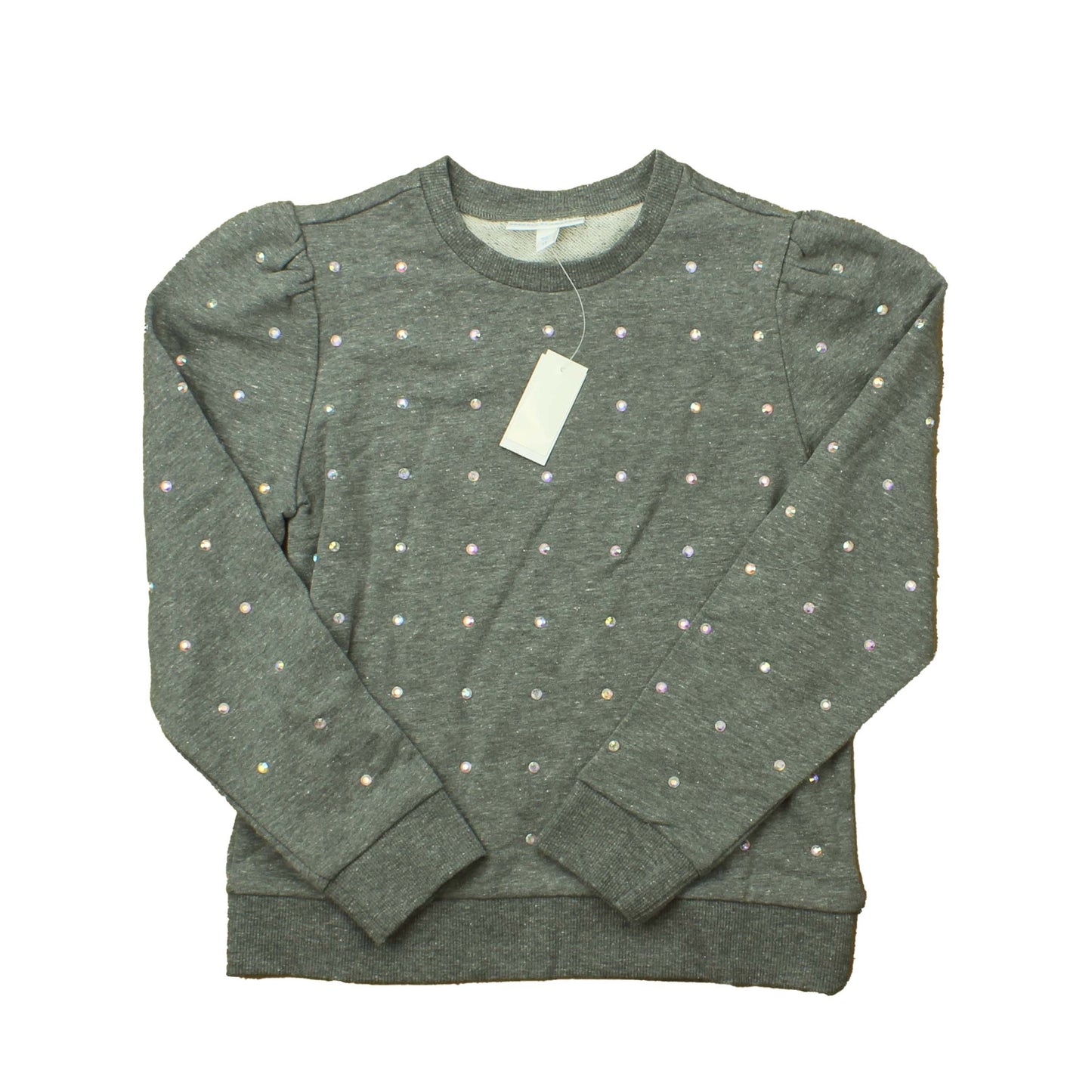 Rockets Of Awesome Girls Grey | Gems Sweatshirt Size: 12 Years