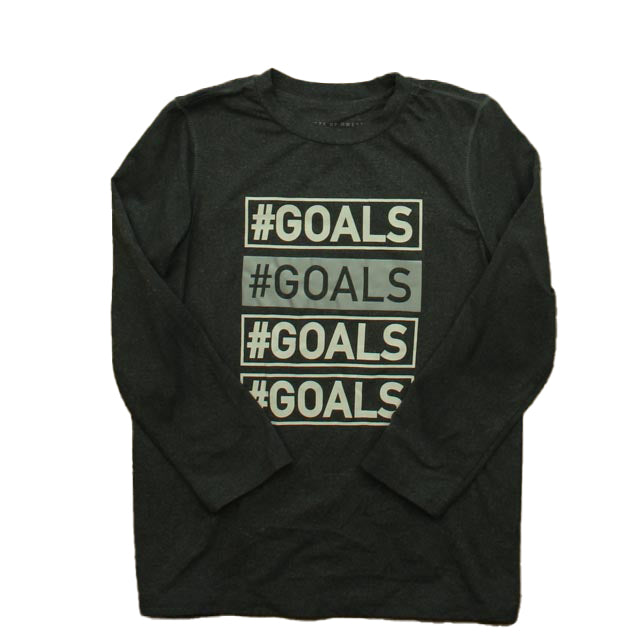 Rockets Of Awesome Boys Grey | "Goals" Long Sleeve T-Shirt Size: 6-7 Years