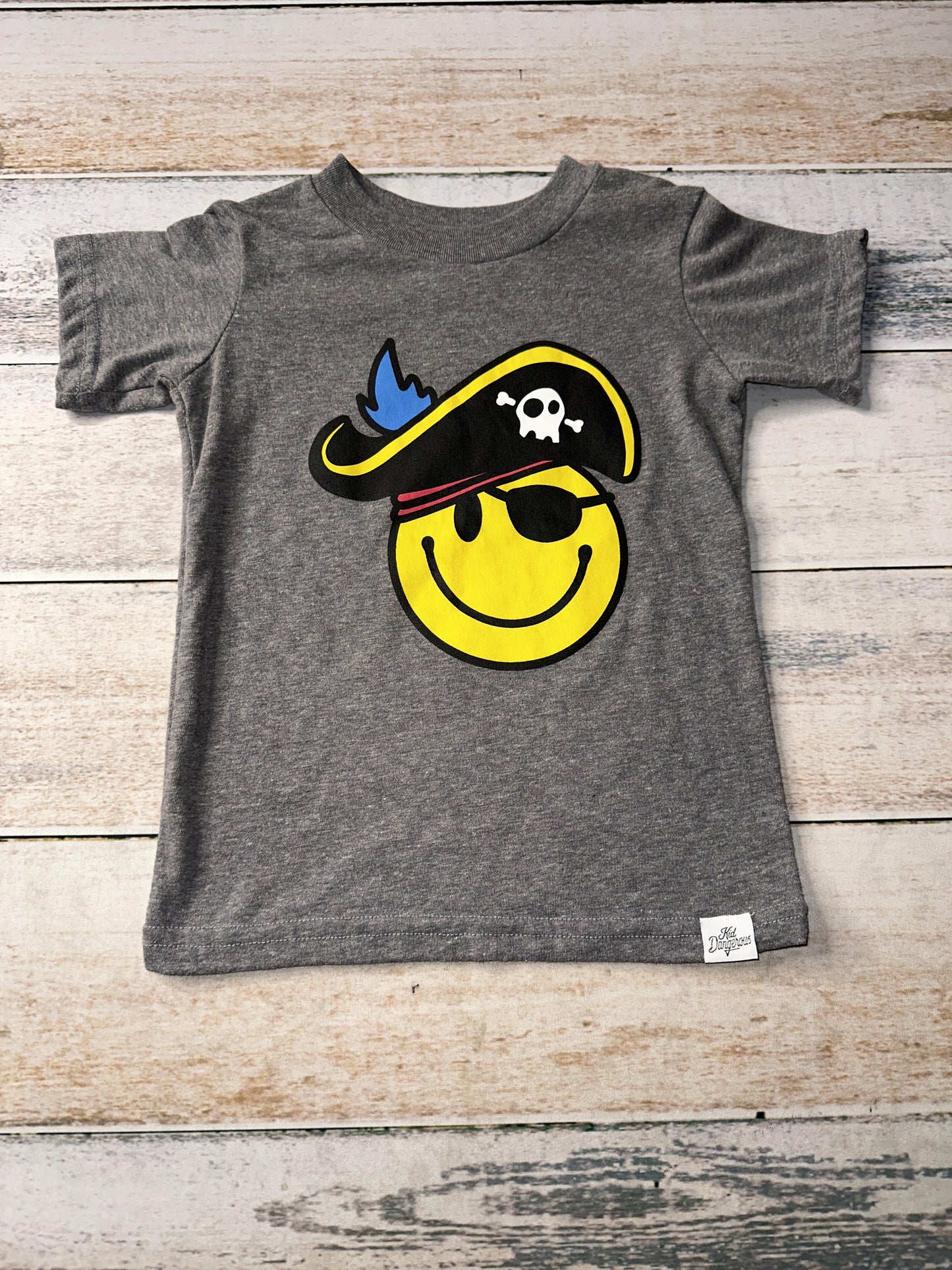 Kid Dangerous Boys Grey | Graphic T-Shirt Size: 3T Grey | Graphic