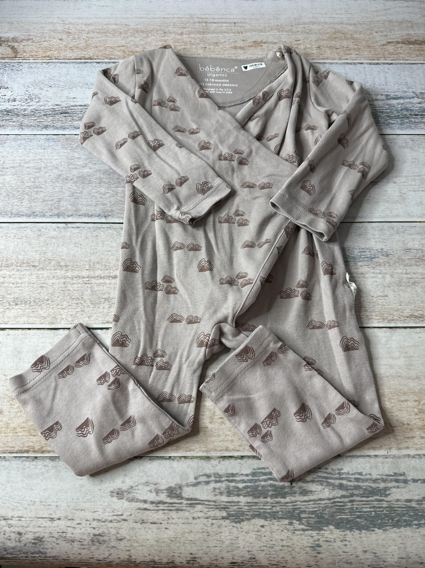 Bebenca Boys Grey | Graphic Long Sleeve Outfit Size: 12-18 months Grey | Graphic