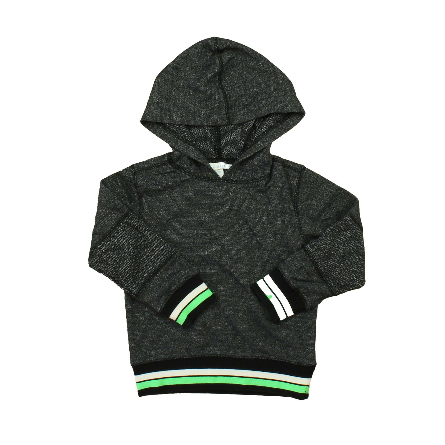 Rockets Of Awesome Boys Grey | Green | White Hoodie Size: 3T