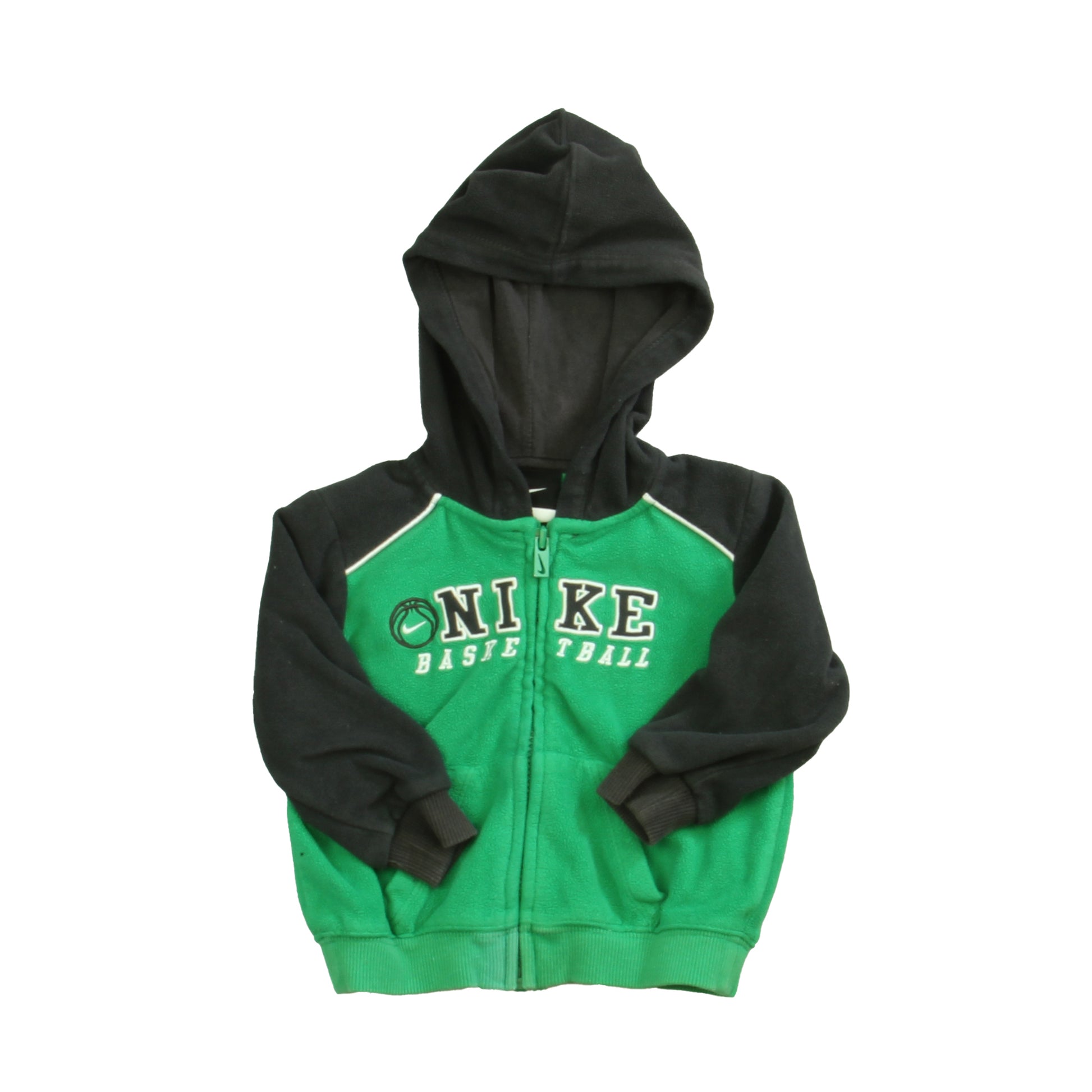 Nike Boys Grey | Green Hoodie Size: 18 Months Grey | Green