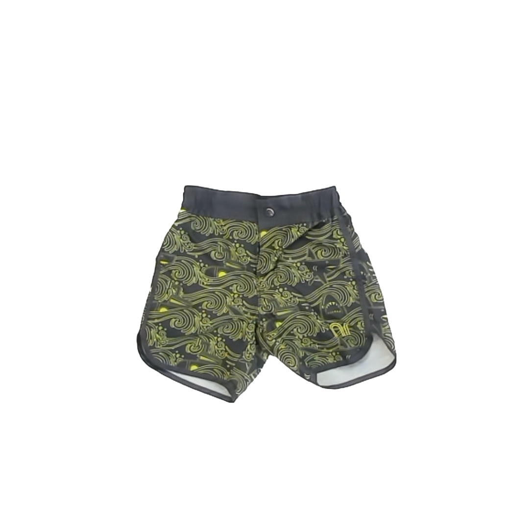 Neon Rebels Boys Grey | Green Trunks Size: 2T Grey | Green