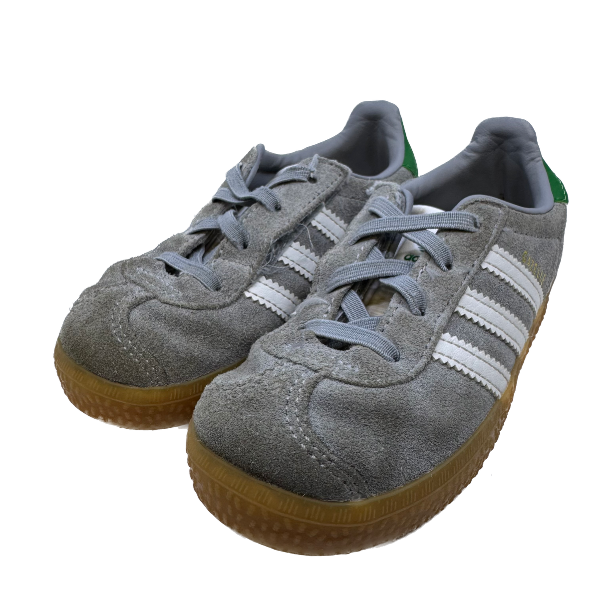Adidas Unisex Grey | Green Sneakers Size: 10 Toddler Grey | Green