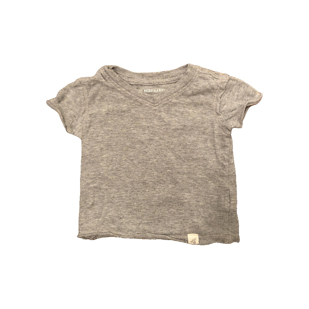 Burt's Bees Unisex Grey | Heather T-Shirt Size: 3-6 months Grey | Heather