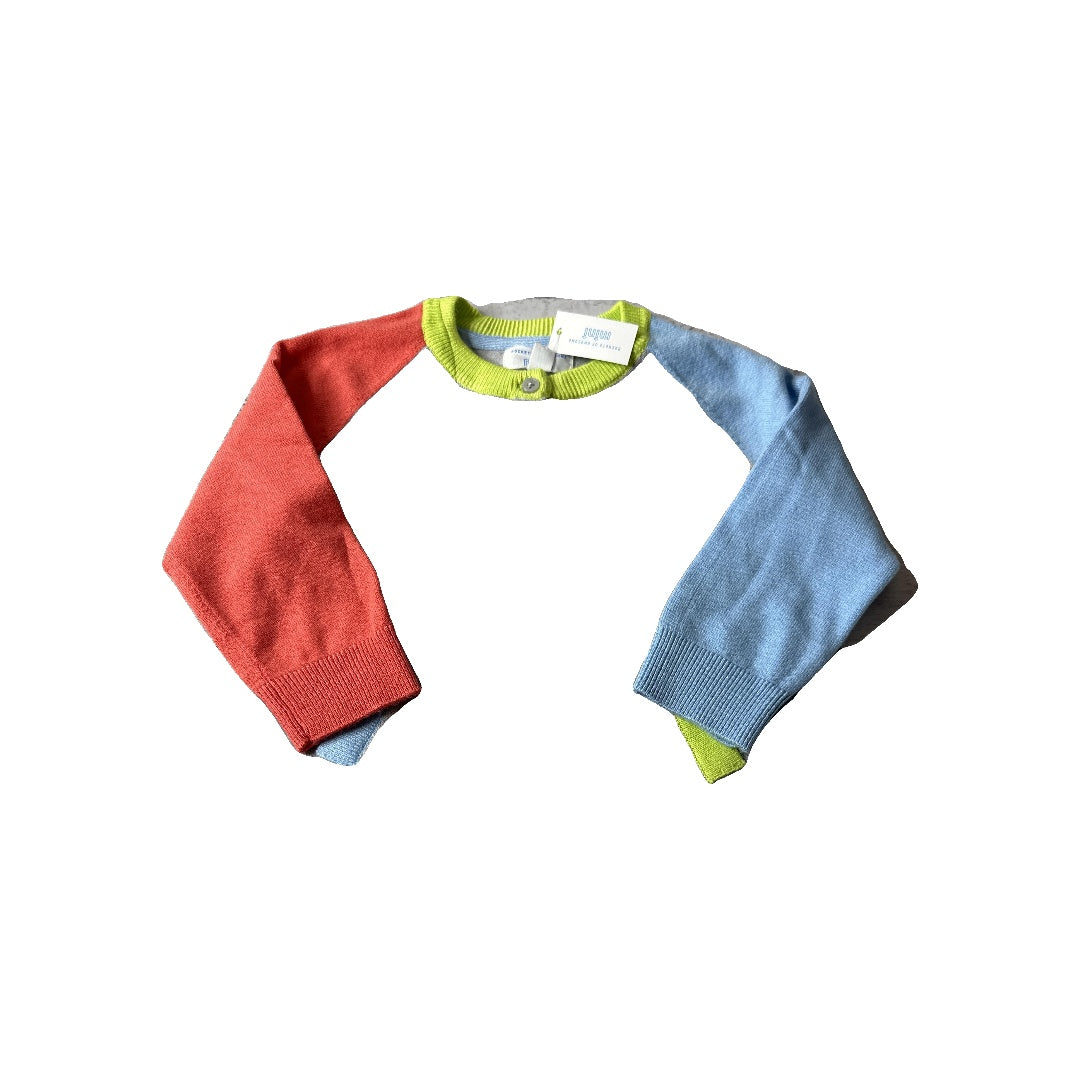 Rockets of Awesome Unisex Grey | Light Blue | Coral | Neon Yellow Sweater Size: 18-24 months Grey | Light Blue | Coral | Neon Yellow