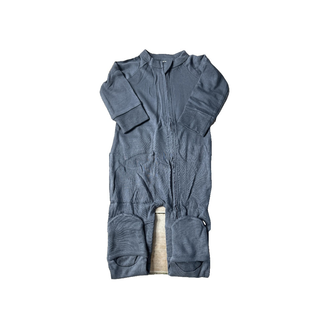 Goumi Unisex Grey | Light Blue Pajamas Size: 6-12 months Grey | Light Blue