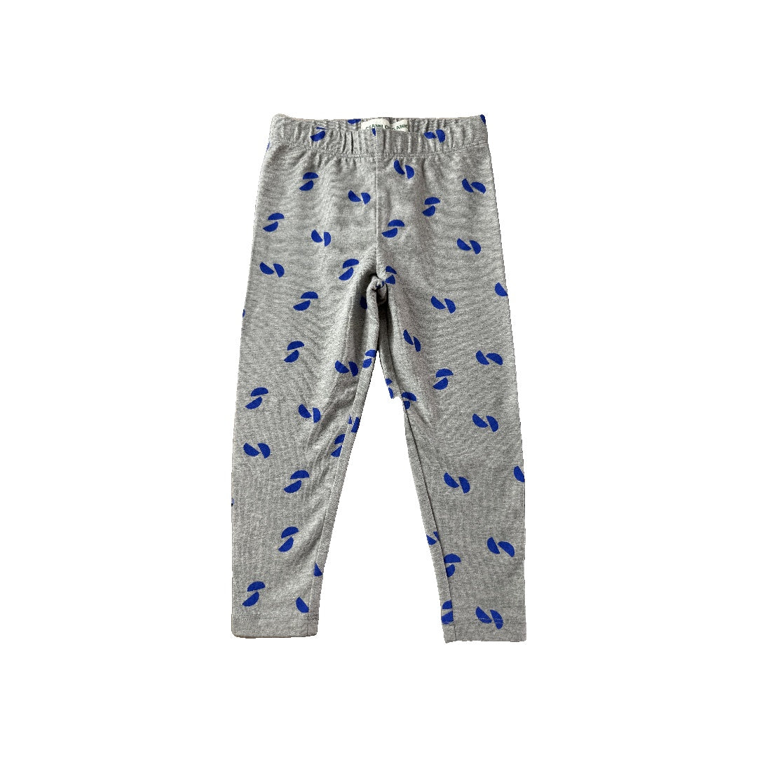 Crann Organic Girls Grey | Light Blue Pants Size: 2T Grey | Light Blue