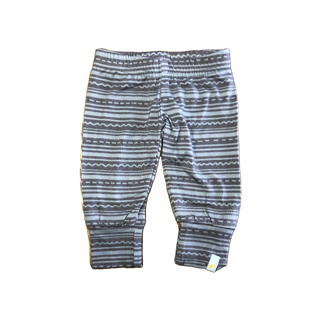 Clover Baby & Kids Boys Grey | Light Blue Pajamas Size: 0-3 months Grey | Light Blue