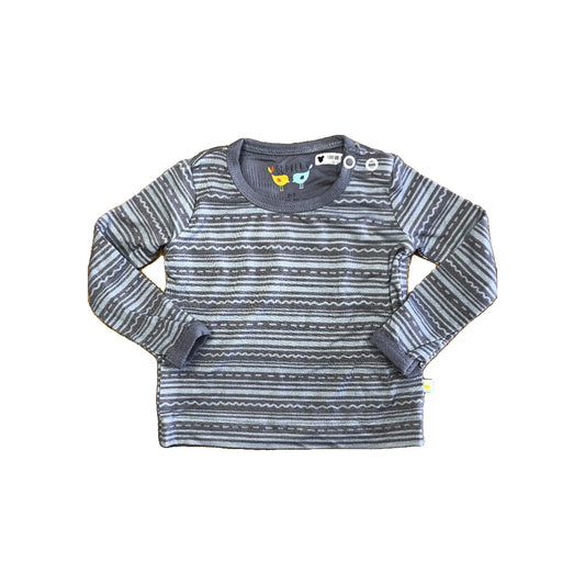 Clover Baby & Kids Boys Grey | Light Blue Pajamas Size: 0-3 months Grey | Light Blue