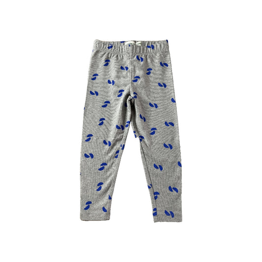 Crann Organic Girls Grey | Light Blue Pants Size: 2T Grey | Light Blue