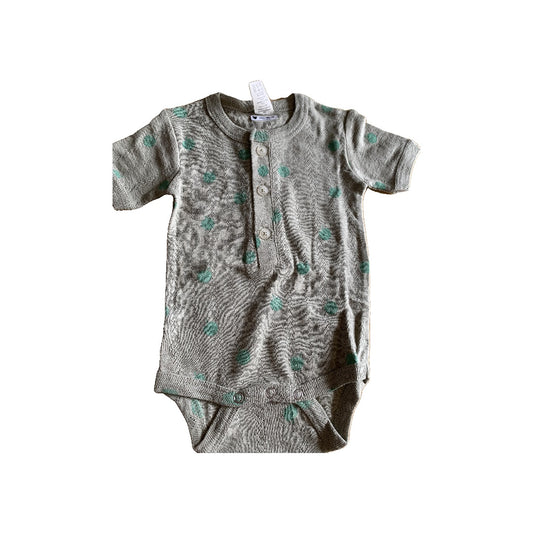 Kate Quinn Girls Grey | light green | Apricot | Fruit Onesie Size: 3-6 months Grey | light green | Apricot | Fruit
