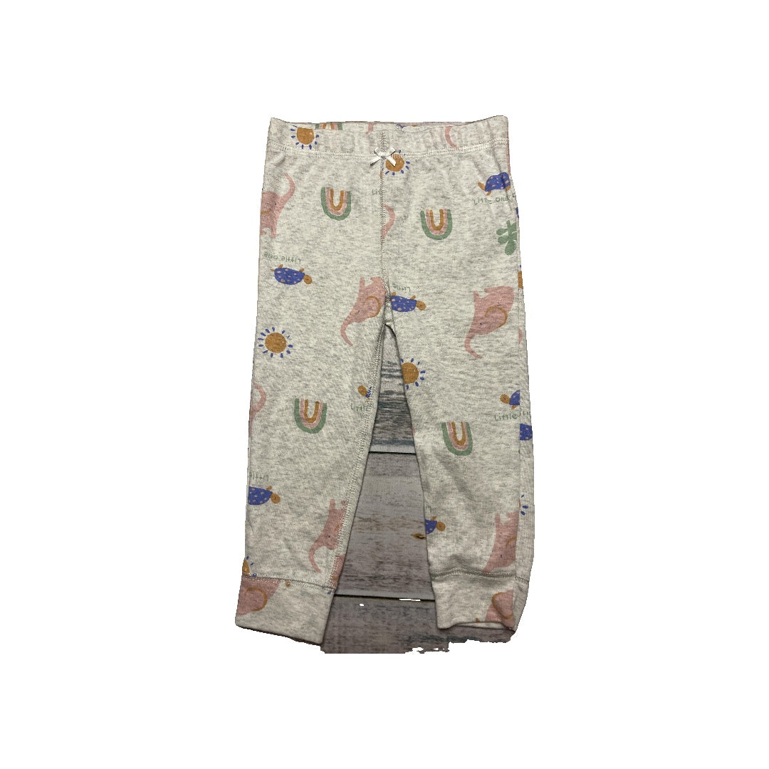 Carters Girls Grey | light green | pink | Light Blue | orange Pants Size: 18 months Grey | light green | pink | Light Blue | orange