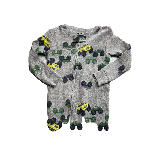 Carters Boys Grey | light green Pajamas Size: 12 months Grey | light green