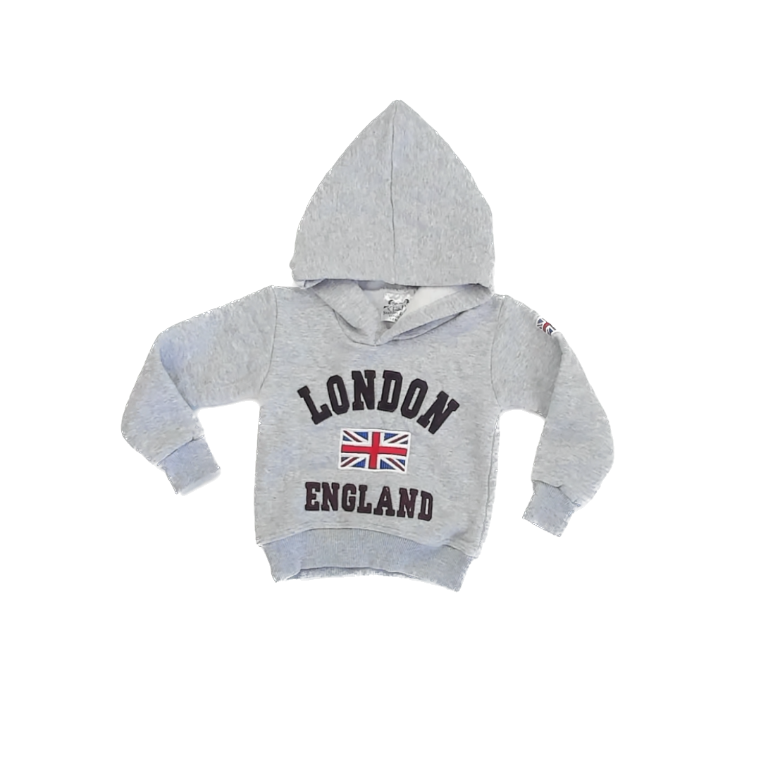 Unknown Unisex Grey London Sweatshirt Size: 1-2 Years Grey London