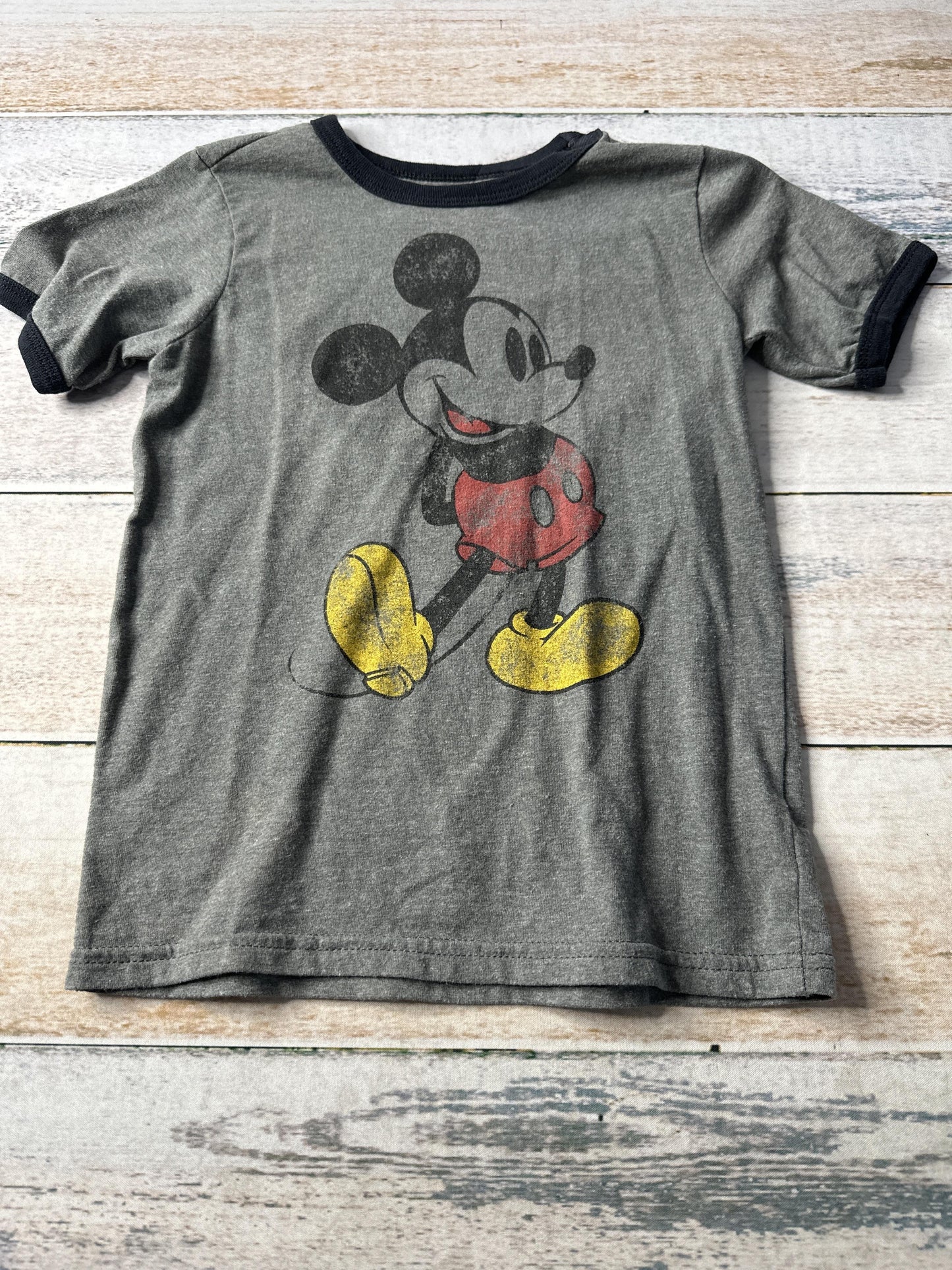 Disney Boys Grey | Mickey Mouse T-Shirt Size: 4T Grey | Mickey Mouse