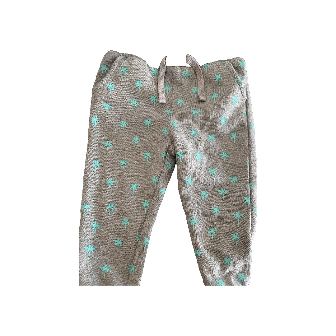 Boys Grey | Mint | trees Pants Size: 2T Grey | Mint | trees