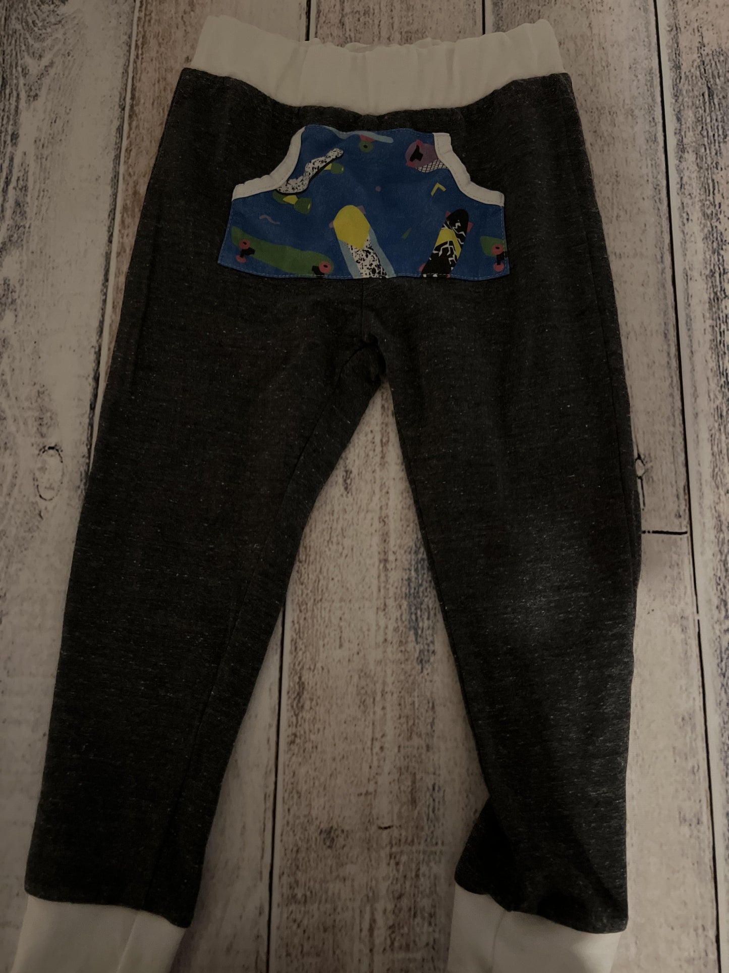 Miki miette Boys Grey | Multi | Pattern Pants Size: 3T Grey | Multi | Pattern
