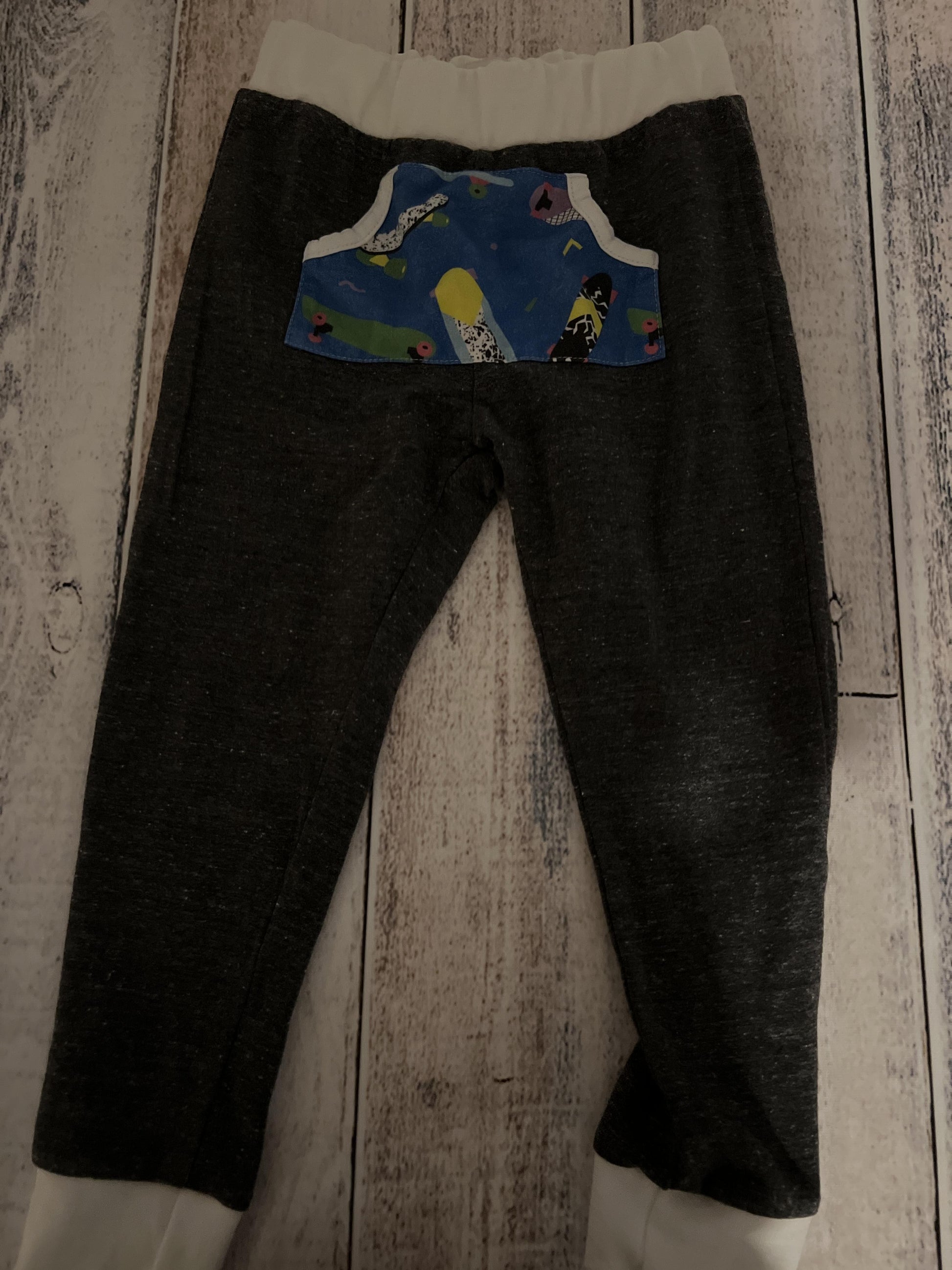 Miki miette Boys Grey | Multi | Pattern Pants Size: 3T Grey | Multi | Pattern